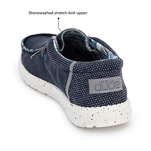 Hey Dude Wally - Men's Kite Navy Shoe Deals Outlet