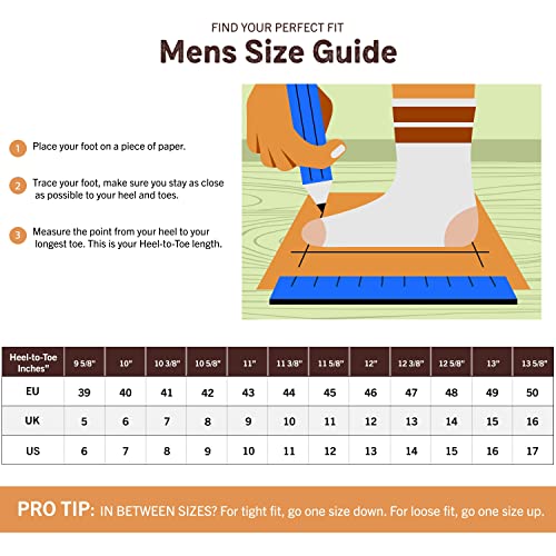 Hey Dude Wally Sox - Men's Blue Orange Shoe Deals Outlet