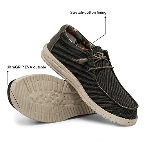 Hey Dude Wally Sox - Men's Pine Shoe Deals Outlet