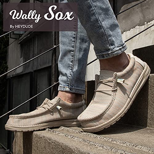 Hey Dude Wally Sox - Men's Safari Orange Shoe Deals Outlet