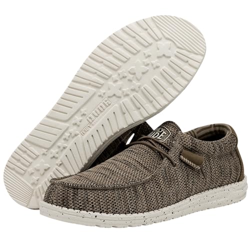 Hey Dude Wally Sox - Men's Brown Shoe Deals Outlet