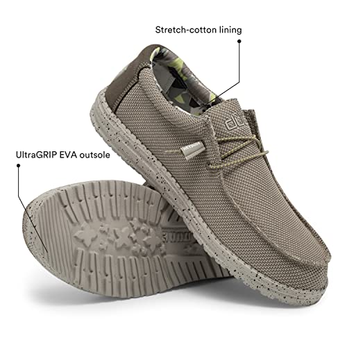 Hey Dude Wally Sox - Men's Wally Camel Shoe Deals Outlet