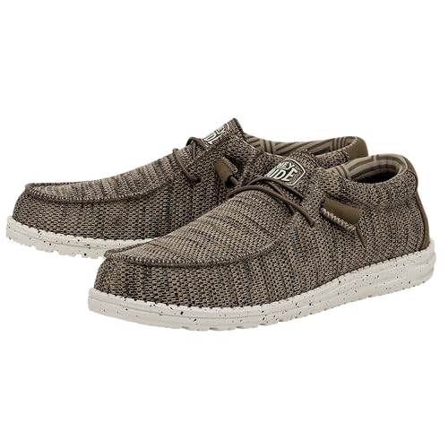 Hey Dude Wally Sox - Men's Brown Shoe Deals Outlet
