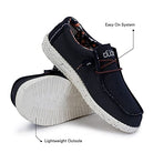 Hey Dude Wally Sox - Men's Blue Multi Shoe Deals Outlet