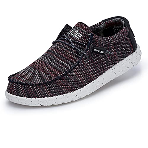 Hey Dude Wally Sox - Men's Gargoyle Red Shoe Deals Outlet