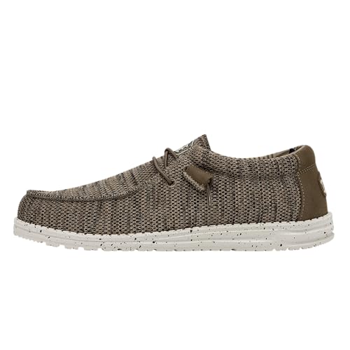 Hey Dude Wally Sox - Men's Brown Shoe Deals Outlet