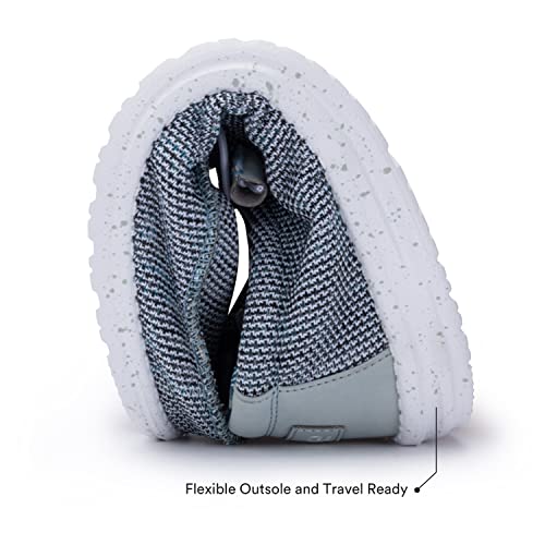 Hey Dude Wally Sox - Men's Ice Grey Shoe Deals Outlet