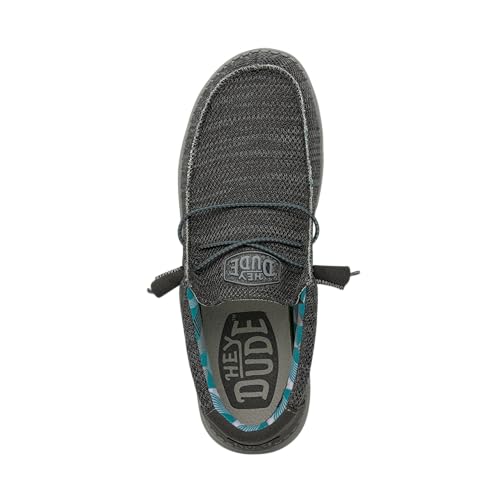 Hey Dude Wally Sox - Men's Charcoal Shoe Deals Outlet
