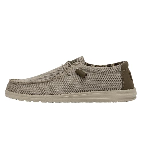 Hey Dude Wally Sox - Men's Beige Shoe Deals Outlet