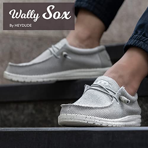 Hey Dude Wally Sox - Men's Wally Ash Shoe Deals Outlet