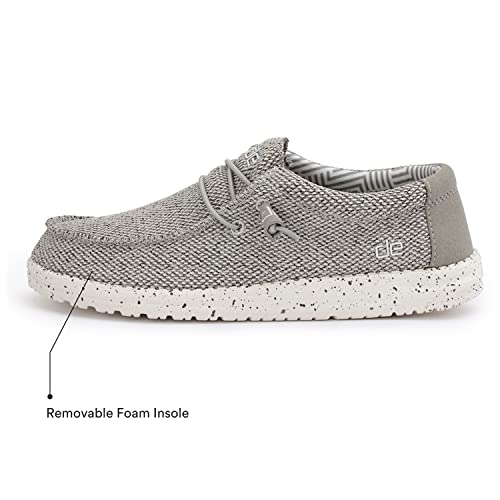 Hey Dude Wally Sox - Men's Wally Ash Shoe Deals Outlet