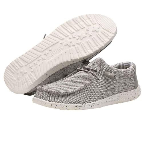 Hey Dude Wally Sox - Men's Ash Shoe Deals Outlet