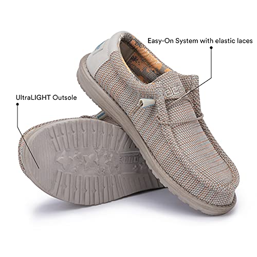 Hey Dude Wally Sox - Men's Safari Orange Shoe Deals Outlet