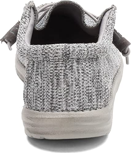 Hey Dude Wally Sox - Men's Grey Shoe Deals Outlet