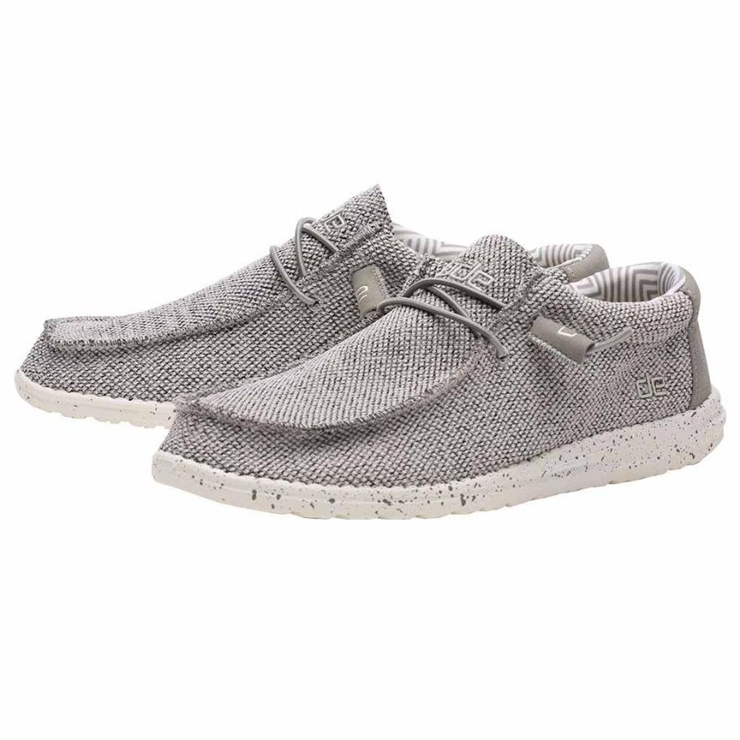 Hey Dude Wally Sox - Men's Ash Shoe Deals Outlet