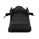 Hey Dude Wally Sox - Men's Micro Total Black Shoe Deals Outlet