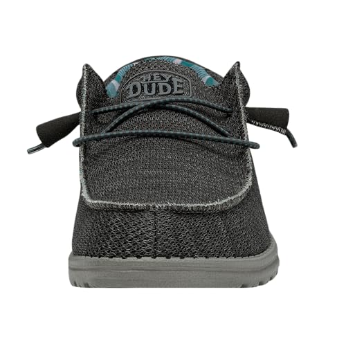 Hey Dude Wally Sox - Men's Charcoal Shoe Deals Outlet
