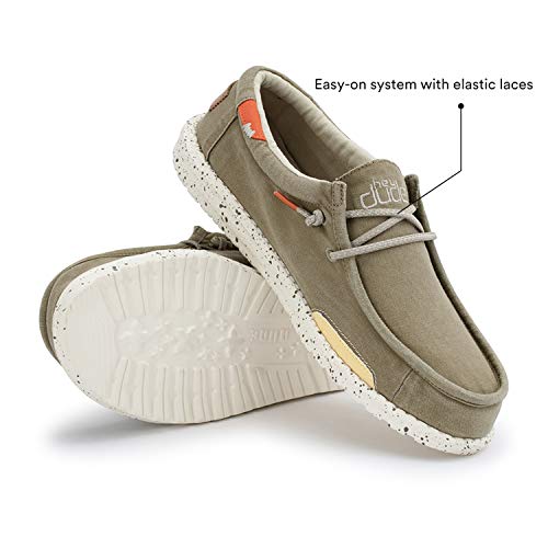 Hey Dude Wally Washed - Men's Kalamata Shoe Deals Outlet