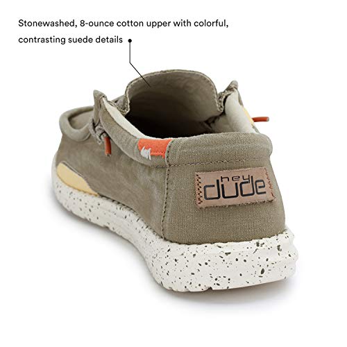 Hey Dude Wally Washed - Men's Kalamata Shoe Deals Outlet