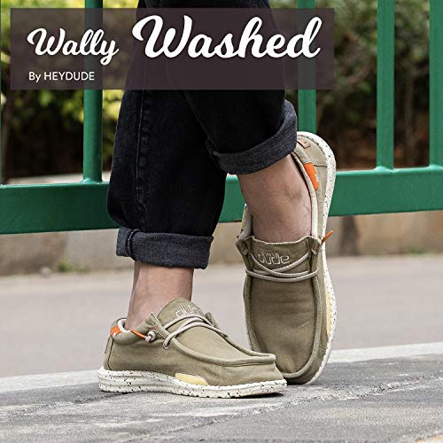 Hey Dude Wally Washed - Men's Kalamata Shoe Deals Outlet