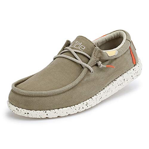 Hey Dude Wally Washed - Men's Kalamata Shoe Deals Outlet