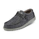 Hey Dude Wally Woven - Men's Carbon Shoe Deals Outlet