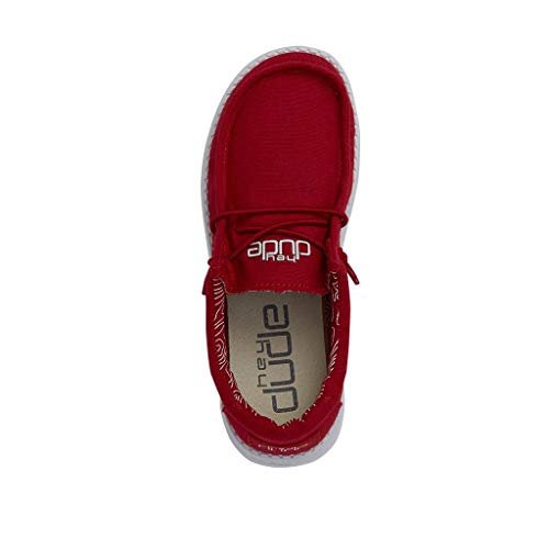 Hey Dude Wally Youth - Kids Red Shoe Deals Outlet