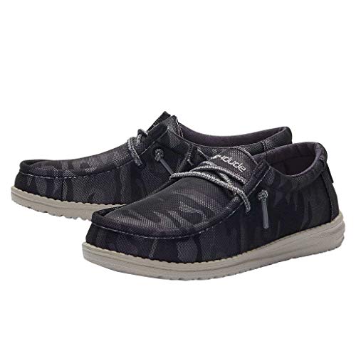 Hey Dude Wally Youth - Kids Navy Camo Shoe Deals Outlet