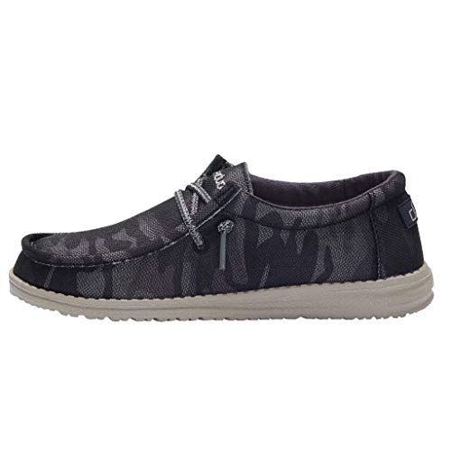 Hey Dude Wally Youth - Kids Navy Camo Shoe Deals Outlet