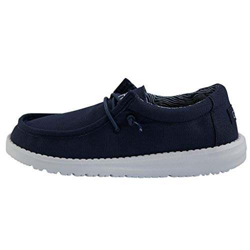 Hey Dude Wally Youth - Kids Navy Shoe Deals Outlet