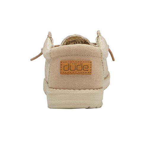 Hey Dude Wally Youth - Kids Beige Shoe Deals Outlet