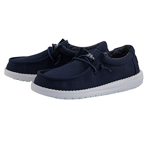 Hey Dude Wally Youth - Kids Navy Shoe Deals Outlet