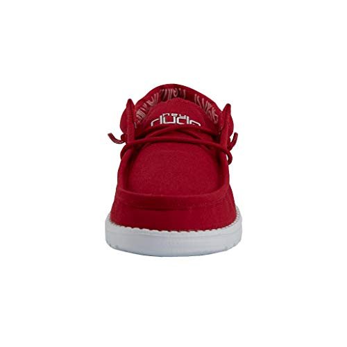 Hey Dude Wally Youth - Kids Red Shoe Deals Outlet