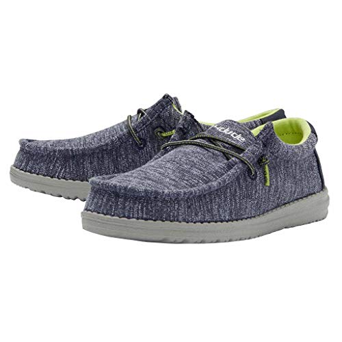 Hey Dude Wally Youth - Kids Navy Camo Shoe Deals Outlet