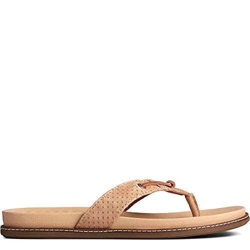 Sperry Waveside Plush Thong - Women's Brown Shoe Deals Outlet