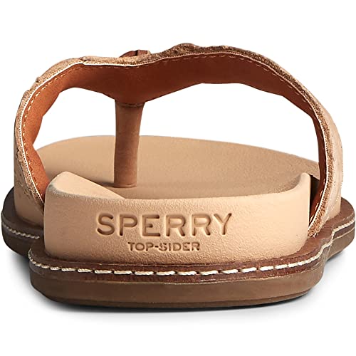 Sperry Waveside Plush Thong - Women's Brown Shoe Deals Outlet