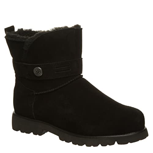 BEARPAW Wellston Boots - Women's Black Shoe Deals Outlet