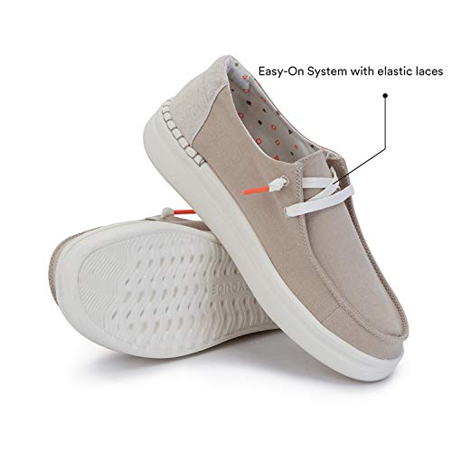 Hey Dude Wendy Rise - Women's Chambray Sandshell Shoe Deals Outlet