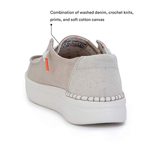 Hey Dude Wendy Rise - Women's Chambray Sandshell Shoe Deals Outlet