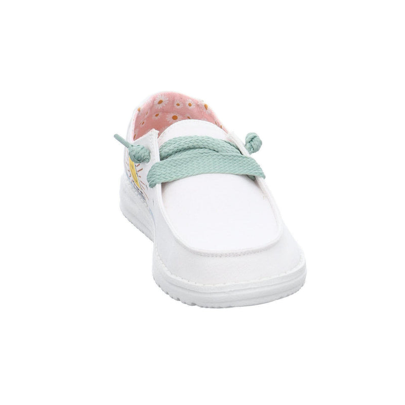 Hey Dude Wendy - Women's Doodle White Shoe Deals Outlet