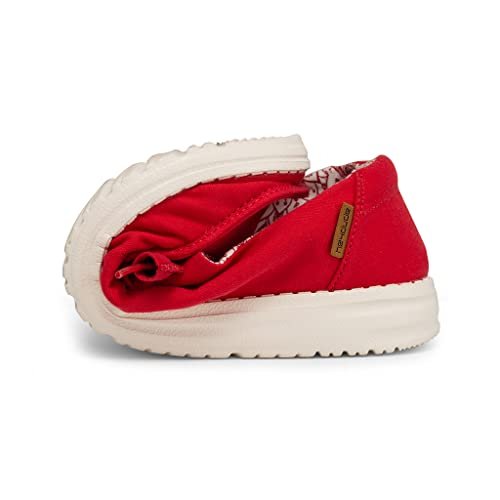 Hey Dude Wendy - Women's Red Shoe Deals Outlet