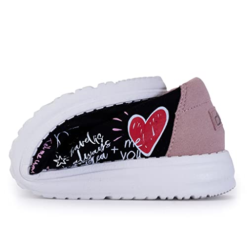 Hey Dude Wendy - Women's Doodle Black Shoe Deals Outlet