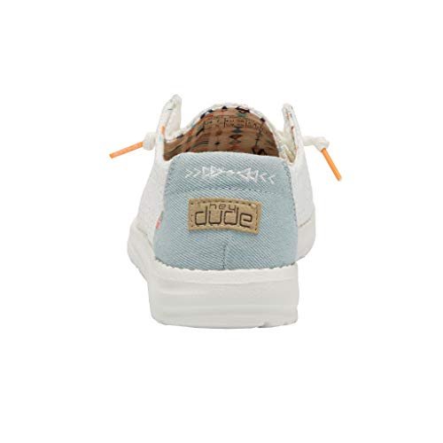 Hey Dude Wendy - Women's White/Crochet Shoe Deals Outlet