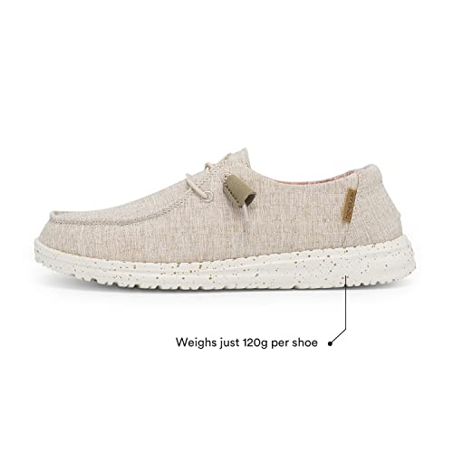 Hey Dude Wendy - Women's Wendy White Nut Shoe Deals Outlet