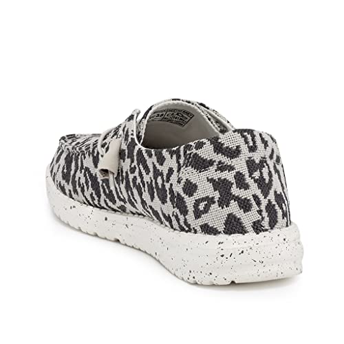 Hey Dude Wendy - Women's Cheetah Grey Shoe Deals Outlet