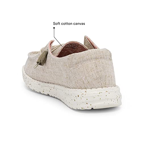 Hey Dude Wendy - Women's Wendy White Nut Shoe Deals Outlet