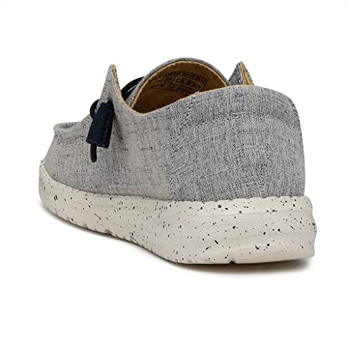 Hey Dude Wendy - Women's White Blue 2 Shoe Deals Outlet