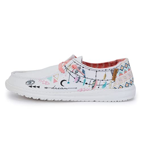 Hey Dude Wendy - Women's Doodle Star White Shoe Deals Outlet