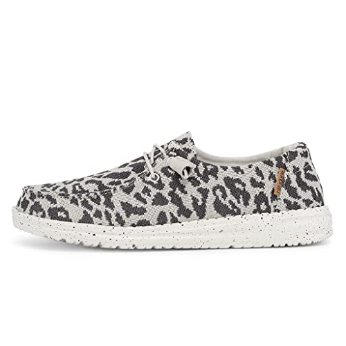 Hey Dude Wendy - Women's Cheetah Grey Shoe Deals Outlet