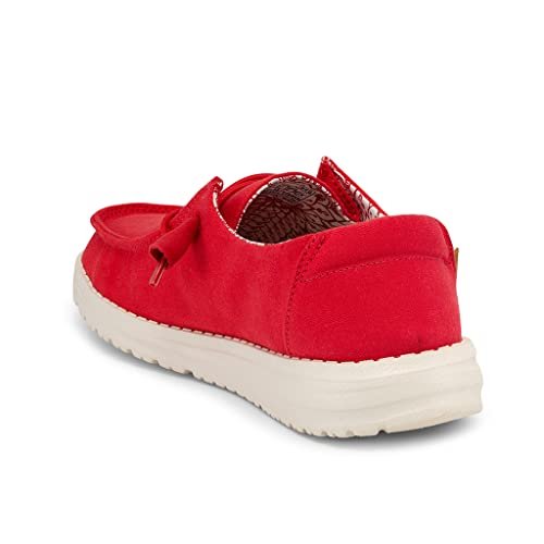 Hey Dude Wendy - Women's Red Shoe Deals Outlet